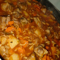 El cooksnap de Raquel Montsech cuando hizo Fideos a la cazuela con patatas.