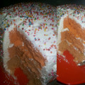 Cooksnap dari Lely untuk resep STRAWBERRY OMBRE CAKE