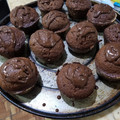 El cooksnap de Rita Lupia cuando hizo Muffins de banana madura & choco en polvo.