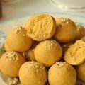 Kiara का कुकस्नैप जब उन्होंने बेसन के लड्डू (besan ke ladoo recipe in Hindi) बनाया था।