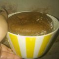 El cooksnap de Vicky Nuñez cuando hizo Brownie en microondas.