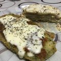 El cooksnap de Roxana Orio cuando hizo Milanesas de berenjena al horno.