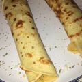 El cooksnap de Alba cuando hizo Crepes salados.