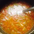 El cooksnap de Krizy Elizabeth Snchz Torrs cuando hizo Sopa de nopales con Chorizo.