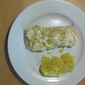 El cooksnap de Helen cuando hizo Salmón al papillote con puerros y queso feta.
