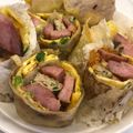 張承鈞 的 起色熱狗蛋の 春捲皮～剩菜再製食記 cooksnap