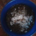 El cooksnap de Adriana cuando hizo Sopa de lentejas.