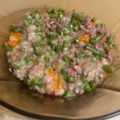 El cooksnap de Eduardo Agudo Alba cuando hizo Menestra congelada de verduras en salsa verde con jamón.