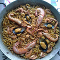 El cooksnap de Amparo S. J. cuando hizo Fideuá de marisco 🦐🐙🦑.