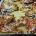 El cooksnap de Corina Schossow cuando hizo Pata y muslo al horno con guarnición.