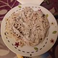 El cooksnap de Juan Perez Gomez cuando hizo Fetuccine al horno con calabacín, tomate y crema de champiñón.