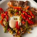 El cooksnap de Marisa Carrillo cuando hizo Costillitas de cerdo a la riojana en Planchetta.