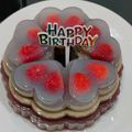 Cooksnap dari Yikha Ria untuk resep Puding Susu Merah Putih (Stroberi Oreo)
