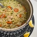 Eszter. Lea Cooksnap-ja, amikor elkészítette a(z) Tárkonyos csirkeragu leves szezámos levelestésztával🥘 receptet.