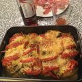 El cooksnap de emiliolime cuando hizo Pechuga de pollo con queso y tomate-jugosa y deliciosa.