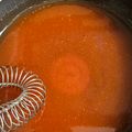 El cooksnap de ana santana cuando hizo Salsa agridulce (parecida a la tamarindo).
