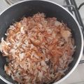 El cooksnap de catalina vergara paredes cuando hizo Arroz árabe - Arroz con Cabellitos de Ángel.