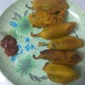 Akanksha Pulkit का कुकस्नैप जब उन्होंने मिर्ची बडा (mirchi bada recipe in Hindi) बनाया था।