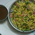 Vandna bosamiya's cooksnap of when they made સેવ ખમણી (sev khamni in Gujarati).