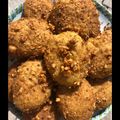 Cooksnap από Γεωργία Θ. στη συνταγή Μελομακάρονα υγιεινά με αλεύρι βρώμης και ζάχαρη καρύδας