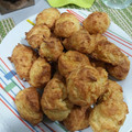 El cooksnap de Fosfin cuando hizo Buñuelos de bacalao al horno.