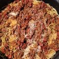 El cooksnap de llita cuando hizo Espaguetti con salsa boloñesa a mi manera.