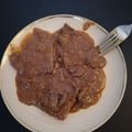 El cooksnap de Thalia va cuando hizo Fricandó de ternera.