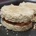 El cooksnap de Vic Ottati 🌱 cuando hizo Alfajores veganos con dulce de dátiles y coco rallado :).