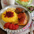کوک اسنپ مهرناز نظرپور بعد از امتحان کردن ترشه کباب گیلان با مخلفات.