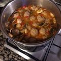 El cooksnap de Juanito cuando hizo Albóndigas estofadas.