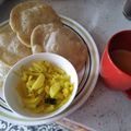Sudipta Rakshit's cooksnap of when they made লুচি ও আলু চচ্চড়ি(luchi aloo chacchori recipe in Bengali).