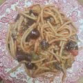 El cooksnap de Mate Amargo 🧉🍪 cuando hizo Spaghetti mediterráneo, one pot pasta.