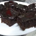 El cooksnap de Deby cuando hizo Torta mousse con salsa de chocolate manjar!!.