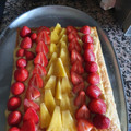 El cooksnap de M Angels Lafont Roca cuando hizo Tarta de hojaldre con crema de vainilla y frutas.