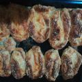 El cooksnap de Lurol Rolón cuando hizo Pan relleno de jamón y queso.