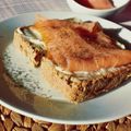 El cooksnap de Paula Hinke Nutrición cuando hizo Una rebanada de pan con "all i oli"y salmón.