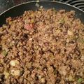 Jimmy Carreon's cooksnap of when they made easy ground beef dish.