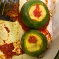 El cooksnap de Chulachef cuando hizo Zapallito verde relleno de carne picada en salsa.