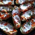El cooksnap de Tania Seguel cuando hizo Zucchine ripiene di pollo,verdure e formaggio-Zucchini relleno de vegetales Pollo y Queso.