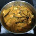 El cooksnap de Ana y no mas cuando hizo Mejillones a la marinera con tomate.