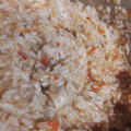 El cooksnap de Caro Zaragosi cuando hizo Pollo con arroz y tuco.