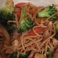 El cooksnap de Esme Rodríguez cuando hizo Spaghetti estilo chino.