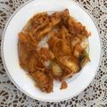 Ho Weining 的 韓式泡菜炒肉片 cooksnap