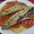 El cooksnap de Macarena Sánchez cuando hizo Caballas asadas con ajo, perejil y zumo de mandarina.