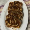 El cooksnap de Cecilia Borba cuando hizo Torta Cebra.