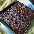 El cooksnap de Angie Walther Salazar cuando hizo Brownie en microondas.