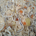 El cooksnap de Sandra cuando hizo Wok de arroz integral salteado con gulas y calabacín.