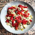 El cooksnap de Gilbert (Aprenent a la vida 📚♻️☯️) cuando hizo Ensalada de lentejas con arroz y manzana.