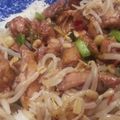Dan's cooksnap of when they made General Tsao Chicken.