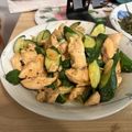 王維聲 的 小黃瓜炒雞柳 / 雞胸肉鮮嫩分享 cooksnap